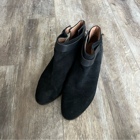 Madewell Charley Collar Block Heel Leather & Suede Boots - Picture 9 of 15